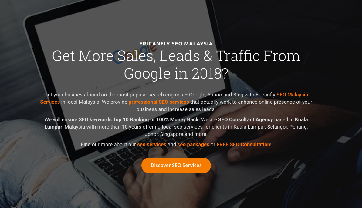 Ericanfly SEO Malaysia 2018